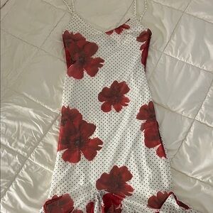 White Fox maxi floral dress